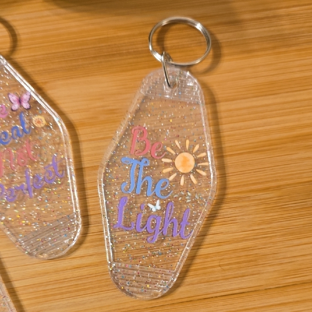 Colorful Inspirational Keychains Set - Picture 4 of 4
